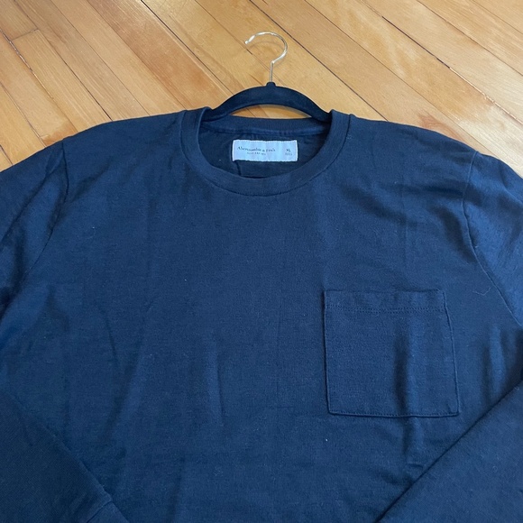Abercrombie & Fitch Soft A&F Long Sleeve Tee Sweater Classic Wardrobe Staple - Picture 2 of 8
